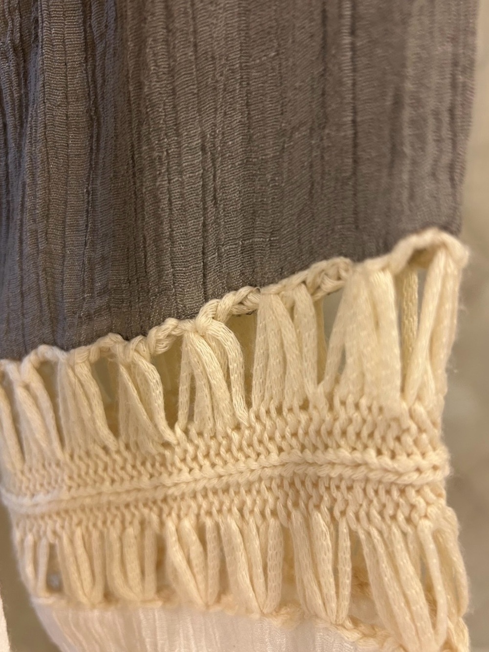 Goodnight Macaroon Rachel Colorblock Crochet Tunic Top - Picture 6 of 11